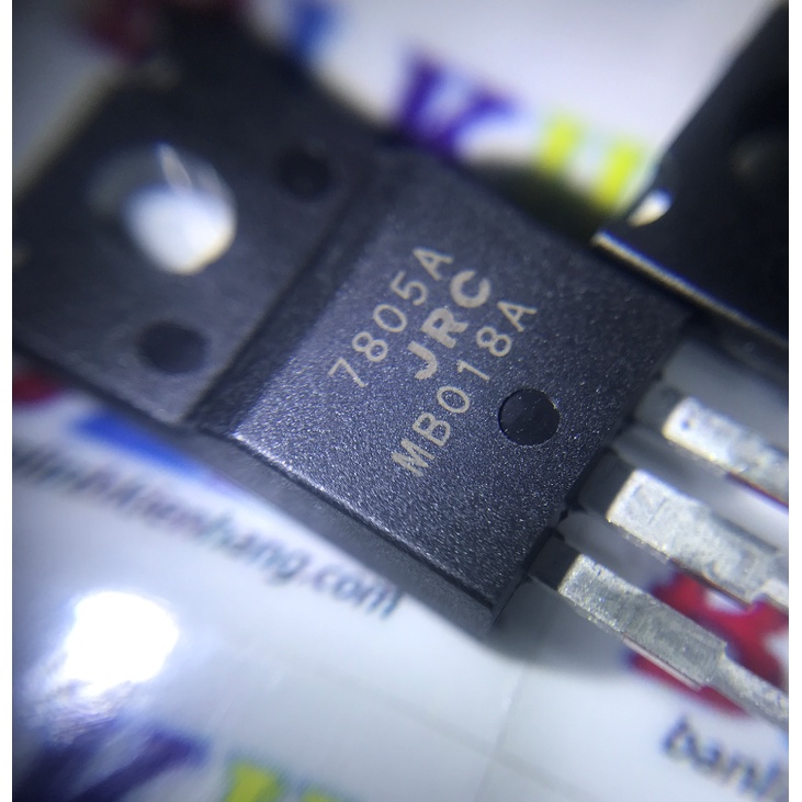 2 IC nguồn 7805A JRC7805A NJM7805FA TO-220F chính hãng JRC