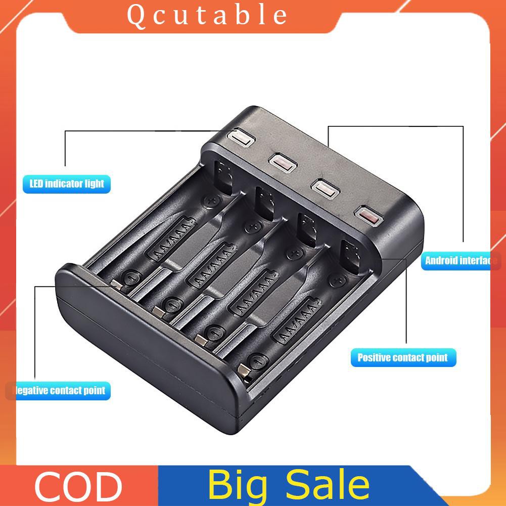 Bộ Sạc Pin Nhanh 4 Ngăn Aa/Aaa
