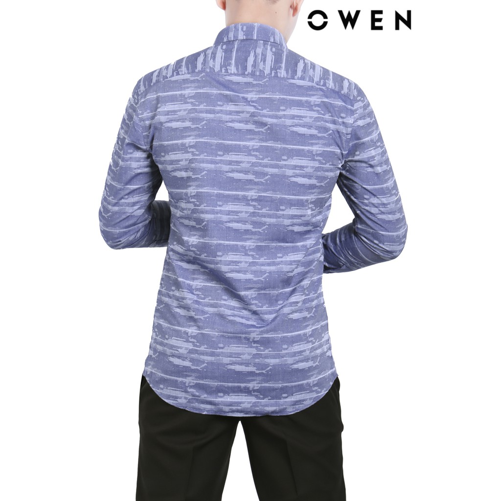 Áo sơ mi dài tay nam Owen Regularfit- AR91435DT