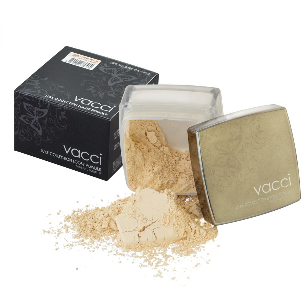 [Chính hãng - Date mới] Phấn phủ dạng bột cao cấp siêu mịn Vacci Loose Powder