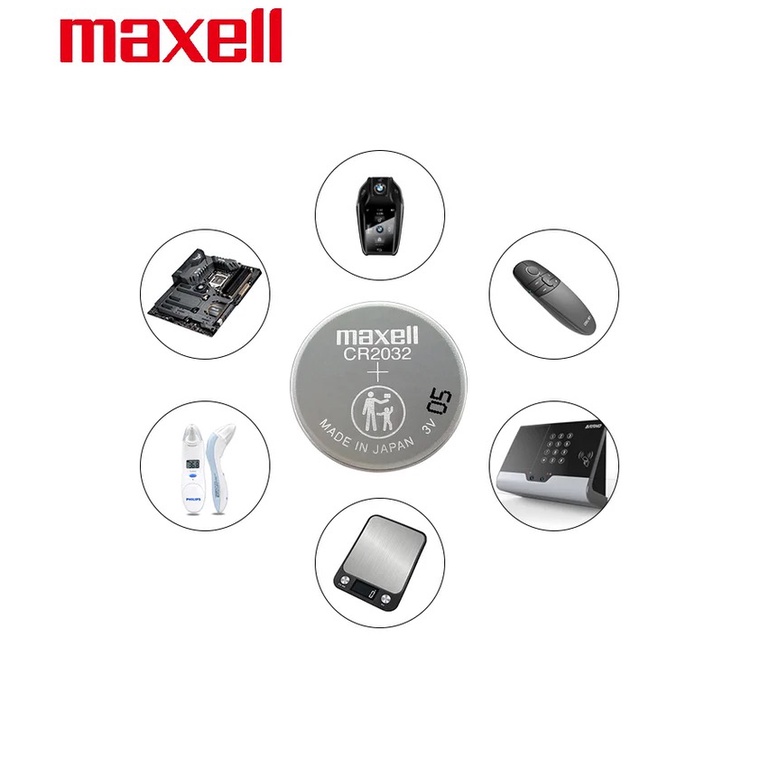 Pin Maxell CR2032 3V chính hãng 1 viên