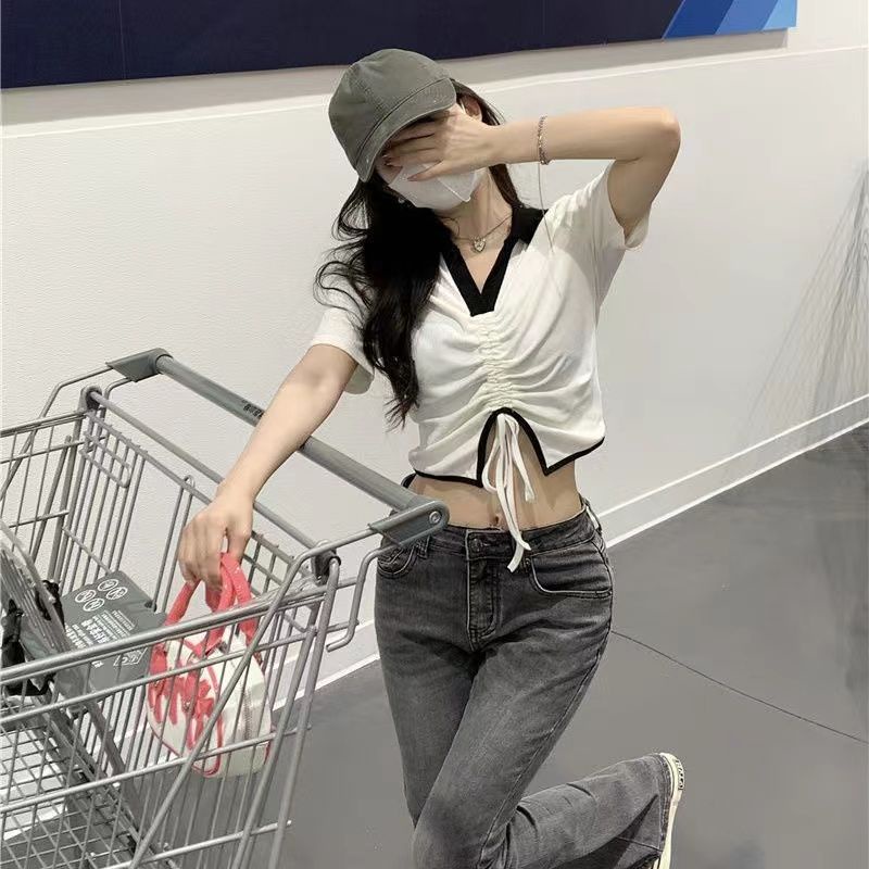 Áo Thun NgắN Tay DáNg Ôm ThờI Trang Cho Nữ JL-TX-508