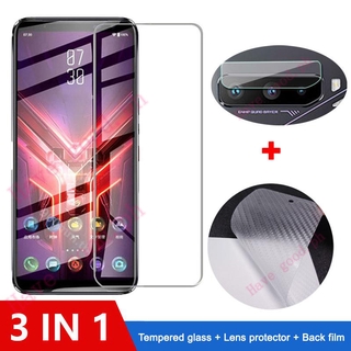 3 Trong 1 Kính Cường Lực Asus ROG Phone 3 2  Bảo Vệ Màn Hình Cho ASUS ROG Phone 3 2 II ZS660KL