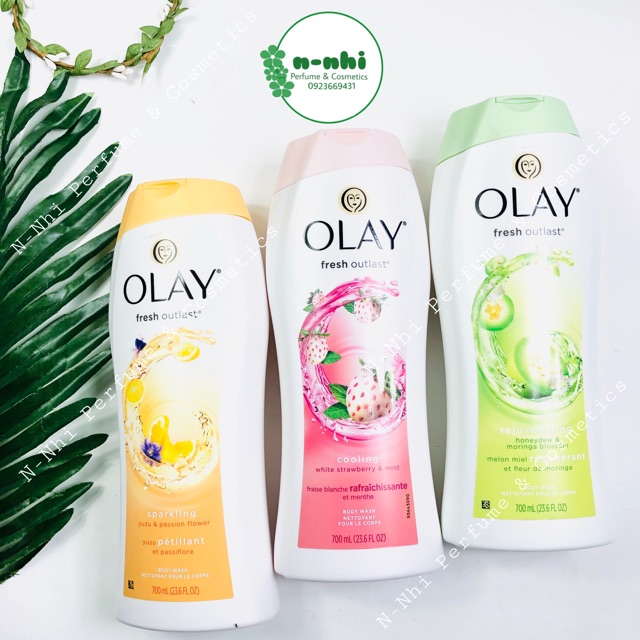 Sữa tắm OLAY Fresh OUTLAST 700ML