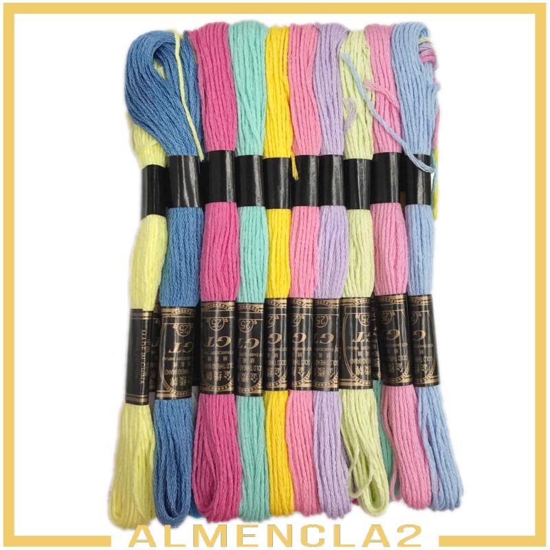 [ALMENCLA2]   Cross Stitch Cotton Sewing Skeins Embroidery Thread Floss Random Color