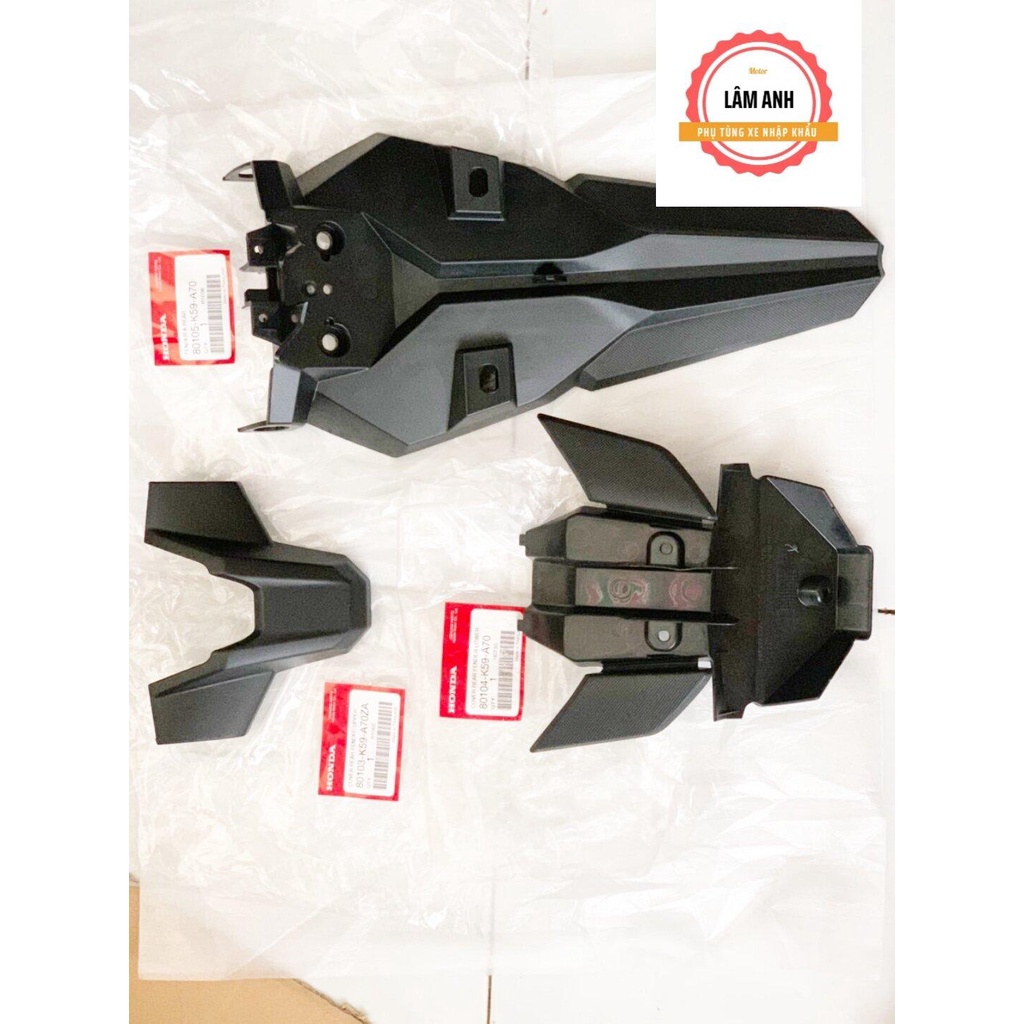 Bộ dè sau vario click 2018-2021 Honda indonesia chính hãng