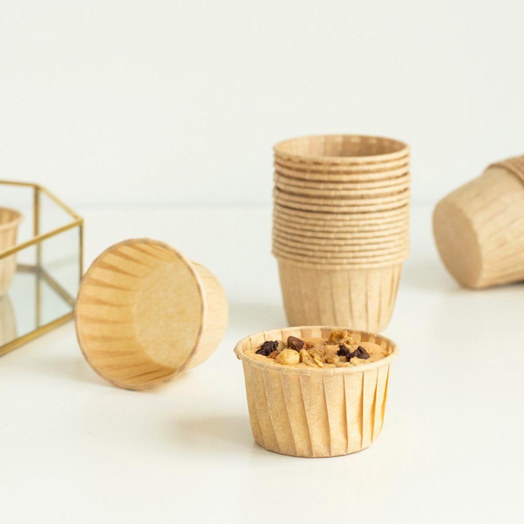 Set 50 Cốc Giấy Đựng Bánh Cupcake