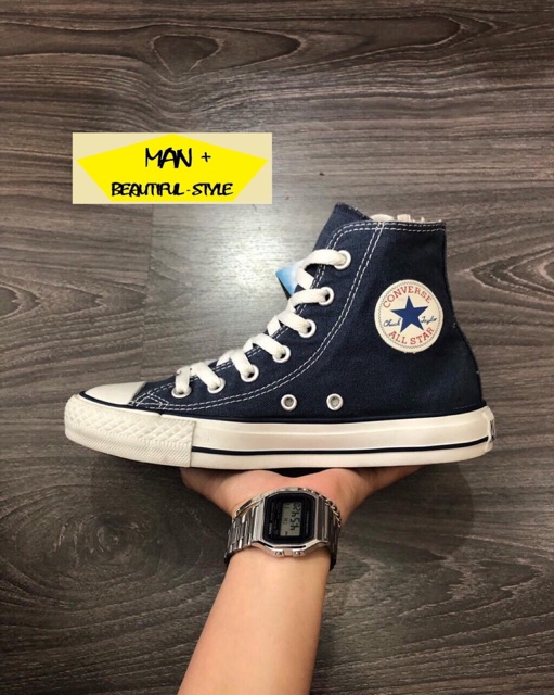 (Có sẵn) Giày cổ cao CLASSIC đen | BigBuy360 - bigbuy360.vn