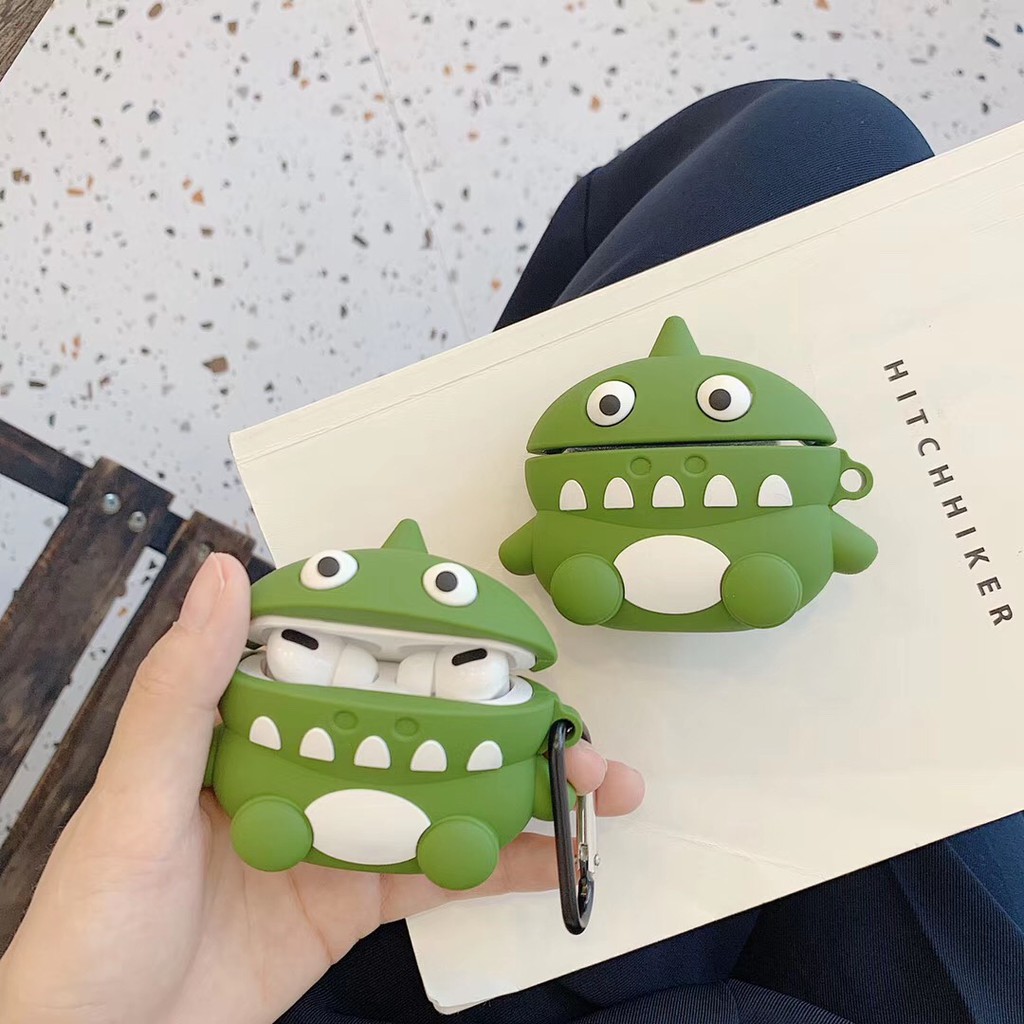 AirPods pro Case Cute 3d Dinosaur Crocodile Silicone AirPods 1 Casing AirPods 2 Case AirPods 3 Apple AirPod Soft Cover