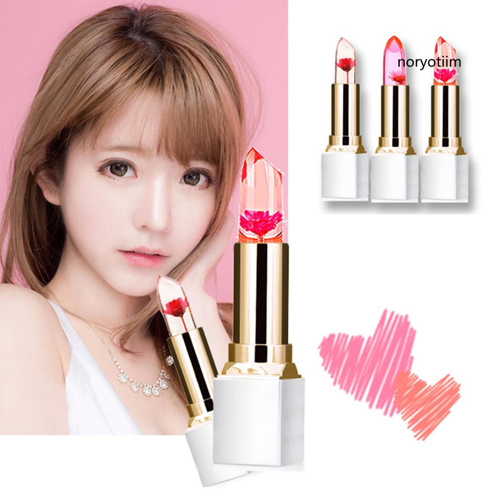 Son Thạch Ướp Hoa Trong Suốt Dưỡng Ẩm Thay Đổi Màu Sắc Theo Nhiệt Độ | BigBuy360 - bigbuy360.vn