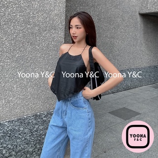Áo croptop cổ yếm - 1723 cột lưng phong cách sexy, trẻ trung mặc đi chơi, đi tiệc