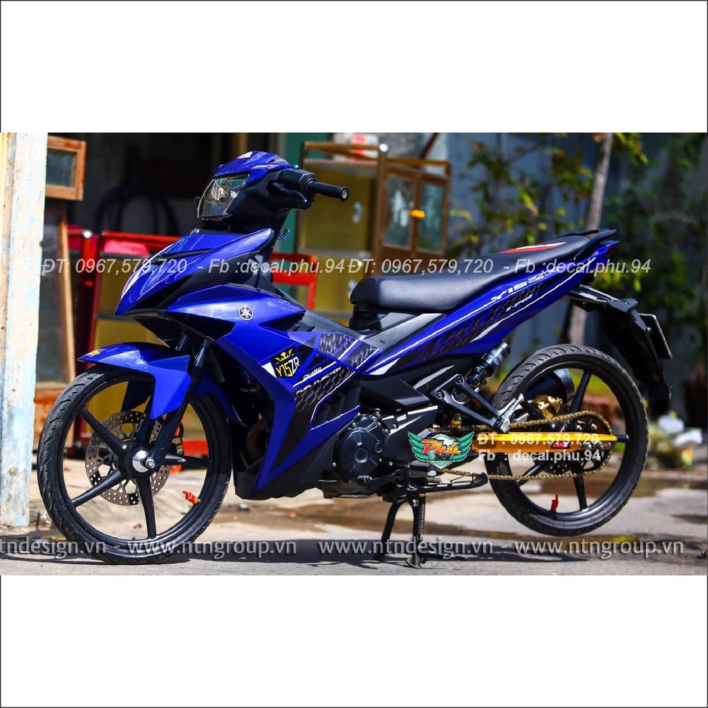 Tem rời xe Exciter 150 Y15Zr xanh Gp (A)