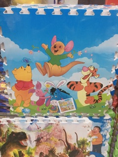 Thảm in hình 4 miếng 60*60 dày 1cm