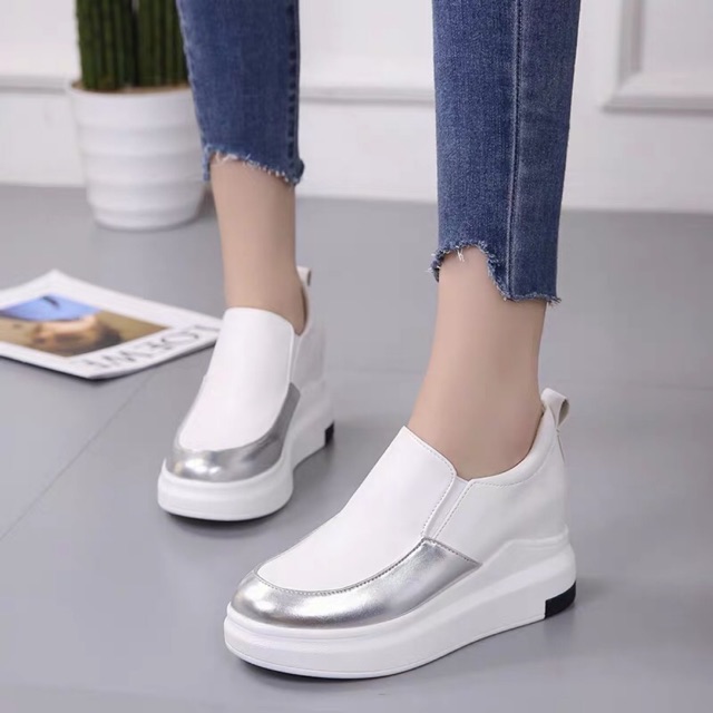 Giầy slipon đôn đế.