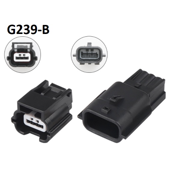 G239-Giắc cắm Chấn lưu đèn pha 3 lỗ 0.6mm