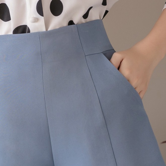 Quần Shorts Nữ Lưng Cao Phong Cách Hàn Quốc