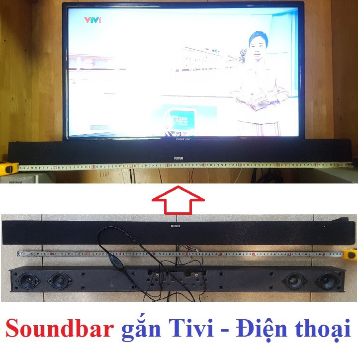 1 cái Soundbar kết nối trực tiếp với Tivi, điện thoại