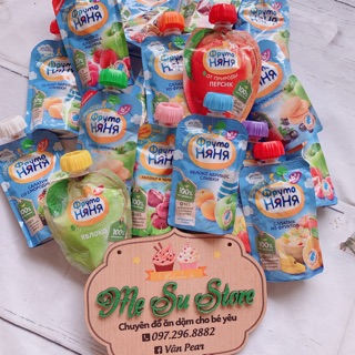 Hoa quả nghiền Fruto Nga gói 90g 2022