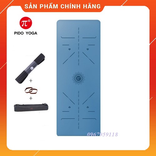 Thảm tập Yoga định tuyến Cao su tự nhiên PU Pido Cao Cấp -
