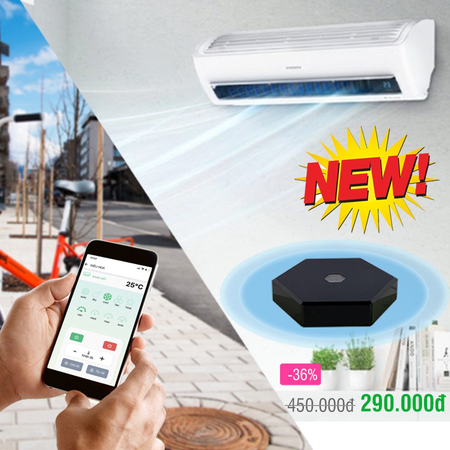 BỘ ĐIỀU KHIỂN HỒNG NGOẠI HUNONIC IR SMART