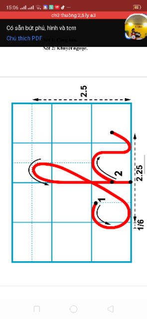 Bộ chữ mẫu khổ a3 được chọn mẫu có chèn logo