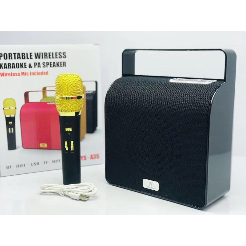 (TẶNG MIC KO DÂY) LOA KARAOKE BLUETOOTH YS-35 - ÂM THANH HAY