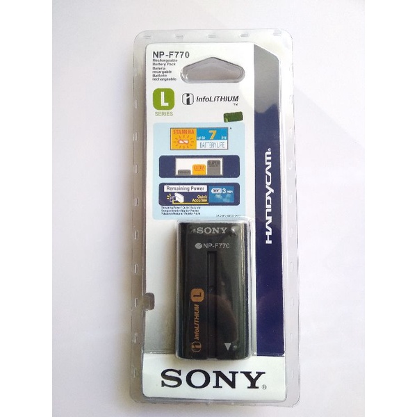 Tổng hợp các loại pin, sạc máy quay Sony