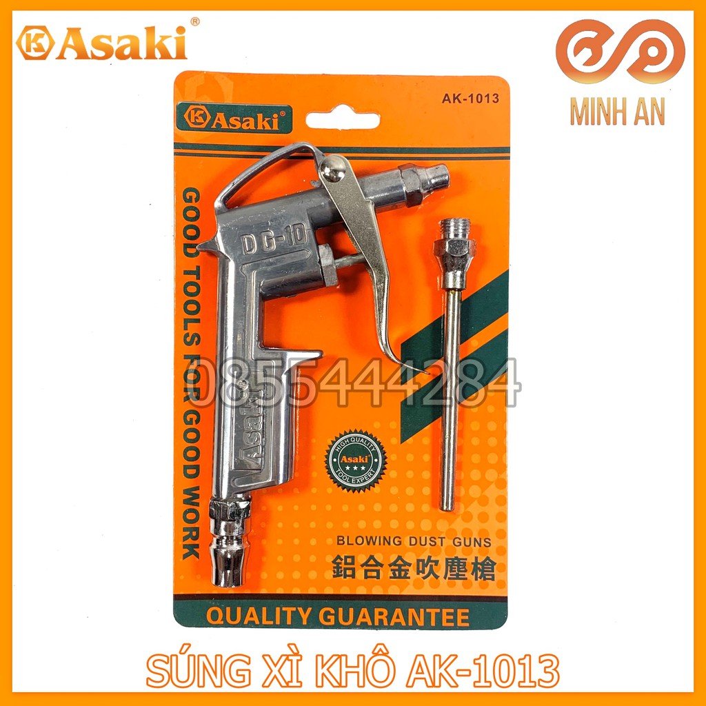 Súng xì khô nhôm hợp kim [HÀNG CHÍNH HÃNG] ASAKI AK-1013