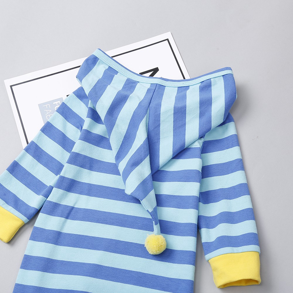 🧨 Yoyosow 🧨 Áo Liền Quần Họa Tiết Kẻ Sọc Thoải Mái Thời Trang Mùa Thu Cho Bé Trai 0-2 Tuổi | BigBuy360 - bigbuy360.vn