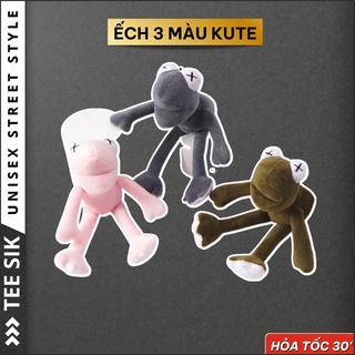 Móc khóa ếch TEE SIK móc chìa khóa xe hình con ếch 3 màu cute dễ thương cho túi balo khóa xe