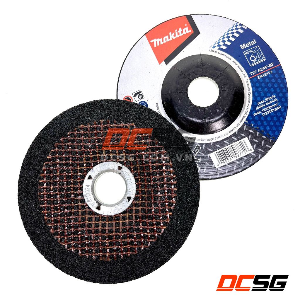 Đá mài kim loại 125x6.0x22.23mm T27 A24P-BF Makita D-74491 | DCSG