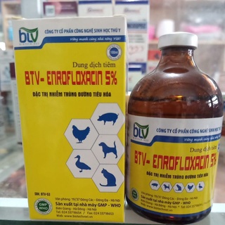Enrofloxacin 5% tiêu chảy thương hàn 100ml