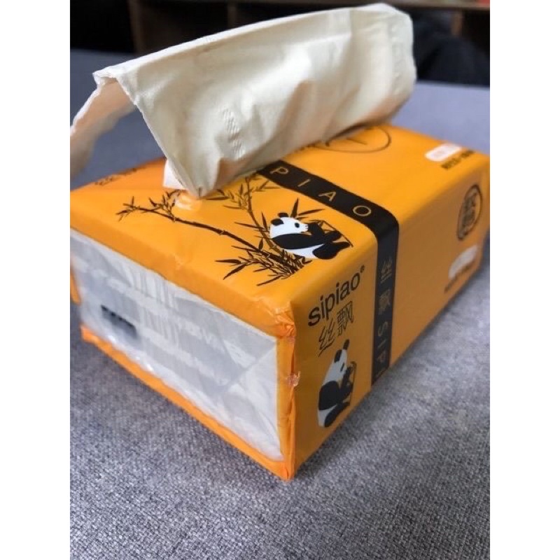 [ Hàng đẹp] Khăn giấy gấu trúc Sipiao 1 gói 300 tờ siêu dai