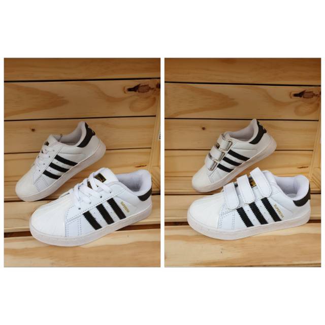 ❕ Giày Adidas Superstar Dán Năng Động Cá Tính Cho Bé