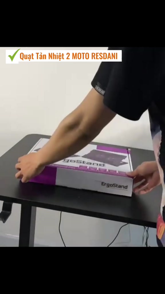 Đế Tản Nhiệt 2-Moto RESDANI,Thiết Kế Công Thái Học Giá Đỡ Laptop 5 Nấc Độ,Khả Năng Chống Ồn dùng cho lap 12 đến 17inch | BigBuy360 - bigbuy360.vn