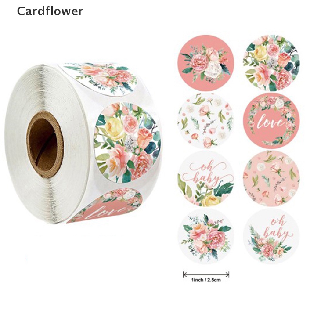 Cuộn 500 Miếng Dán Chữ Thank You Trang Trí Thủ Công