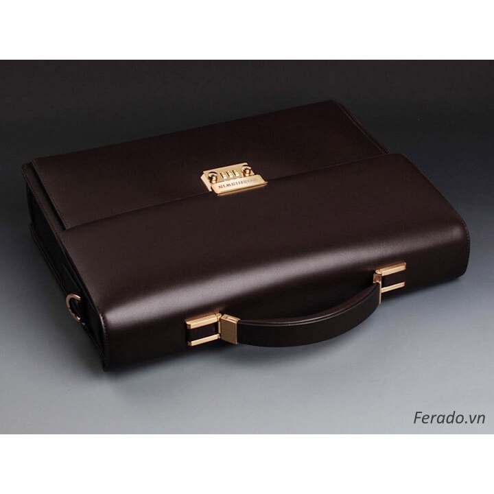 Cặp xách nam GOLDLION da thật khóa số | BigBuy360 - bigbuy360.vn