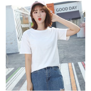 Áo thun trơn Unisex Tabi Basic Trắng Đen nam nữ