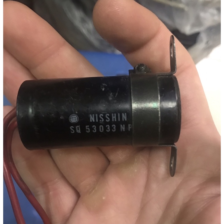 Tụ điện của Mỹ hiệu Nisshin SQ53033NP  - Hàng tháo máy