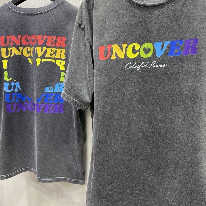 Áo thun Uncover xám lông chuột unisex