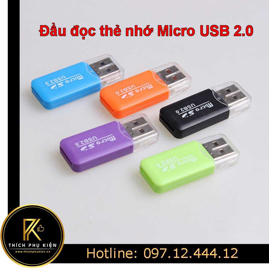 USB Đầu đọc thẻ nhớ Micro USB 2.0