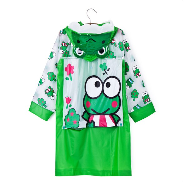 Áo mưa ếch xanh xinh cho bé