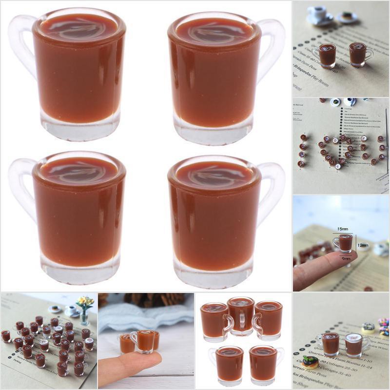 Mô Hình Ly Cà Phê Tỉ Lệ 1/12 Trang Trí Nhà Búp Bê