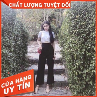Quần Vải ống Rộng [lưng cao dễ phối đồ]