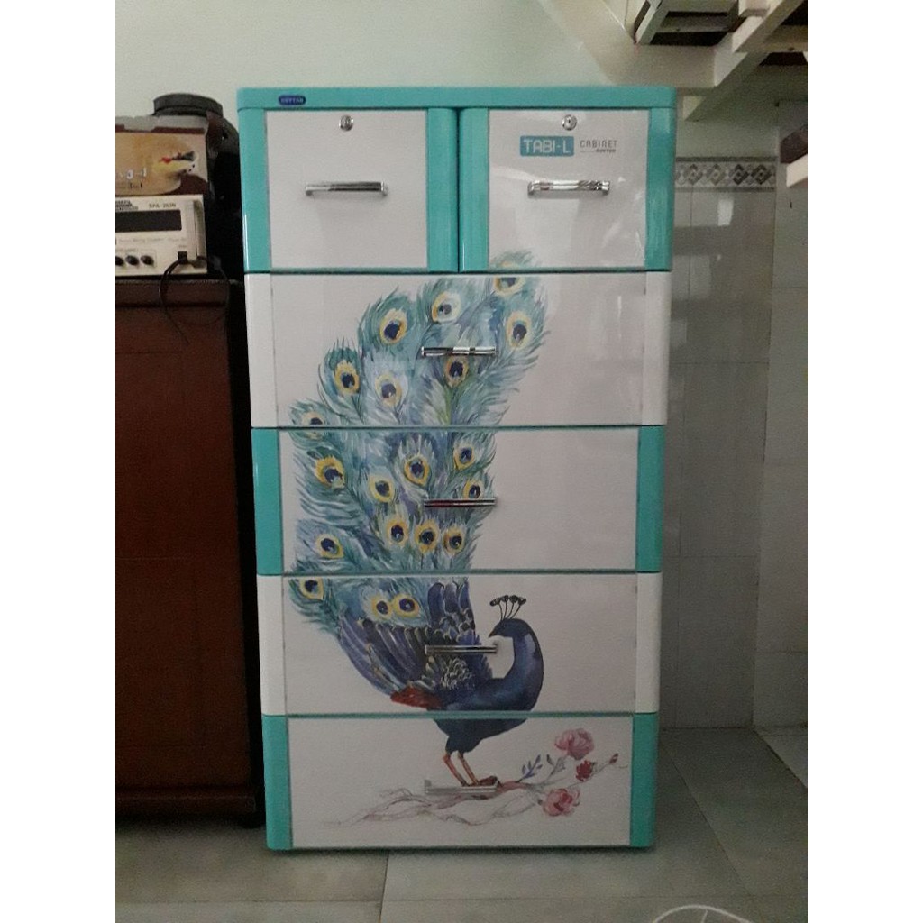 TỦ NHỰA TABI L 5 TẦNG 6 NGĂN MÀU XANH DƯƠNG CHIM QUYÊN 2019 -GIAO NHANH 2H