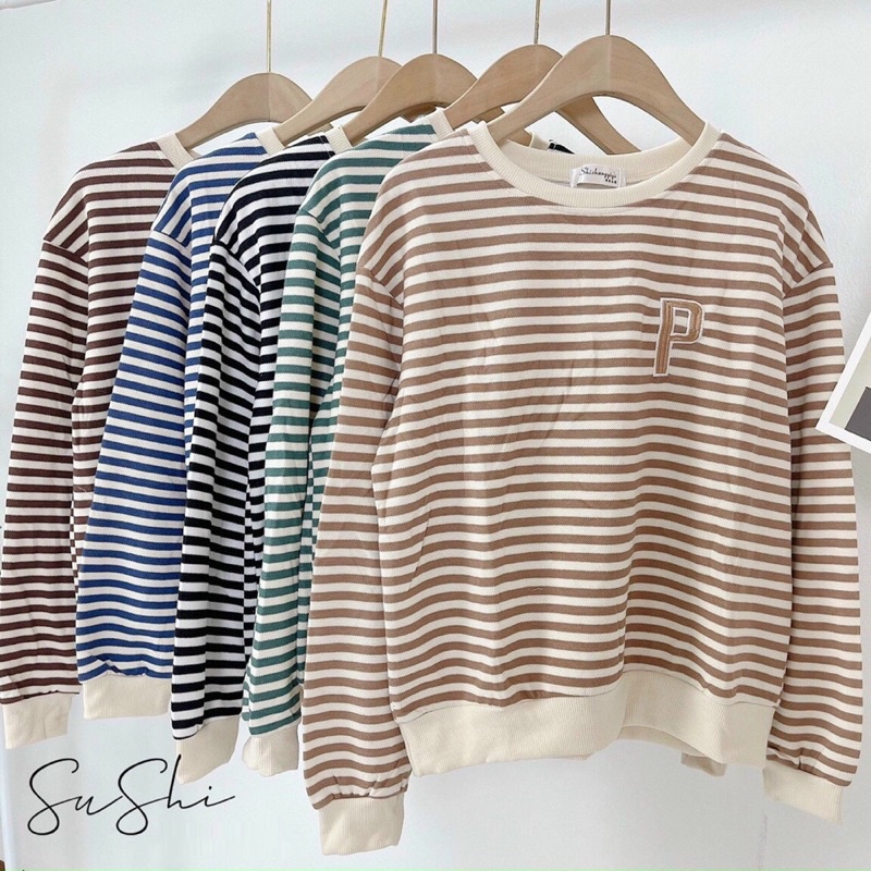 Áo phông kẻ da cá