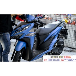 Tem trùm vario xanh đen, tem xe vario, team vario, tem dán xe máy, tem vario 150, team xe vario, tem vario xanh đen