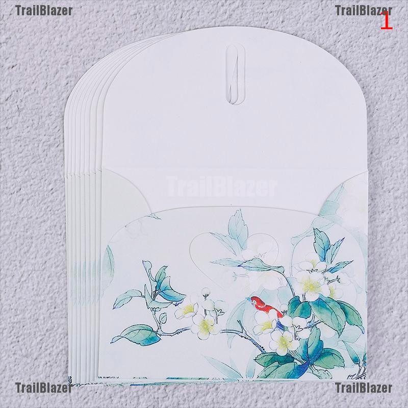 Set 10 Phong Bì Mini Bằng Giấy Phong Cách Cổ Điển Cho Văn Phòng / Nhà Ở