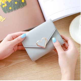 [FREE SHIP ĐƠN TỪ 50K] Ví nữ ngắn trái tim VN09