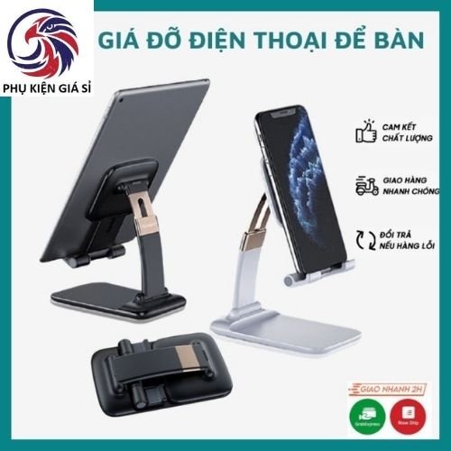 Giá đỡ điện thoại, ipad để bàn loại CAO CẤP, Thiết kế thông minh nhỏ gọn - GD35